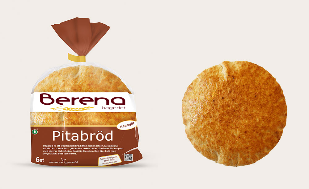 Pitabröd Rågmjöl Berena